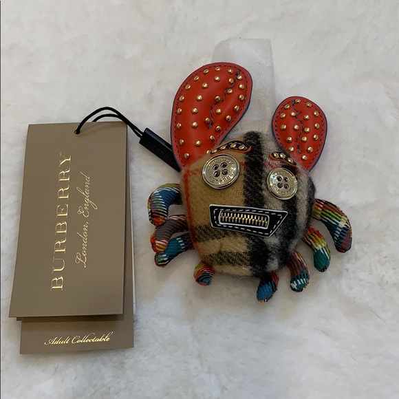 NWT BURBERRY CRAB LIMITED EDITION KEYCHAIN - Picture 3 of 6